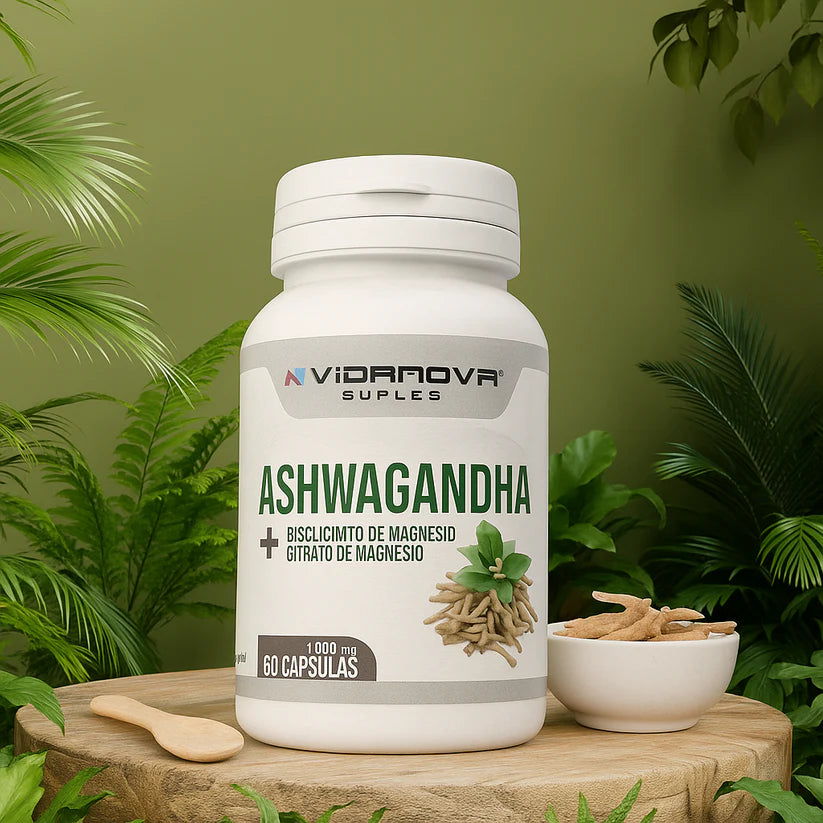 Ashwagandha + Magnesio 1000mg 60 CAPS